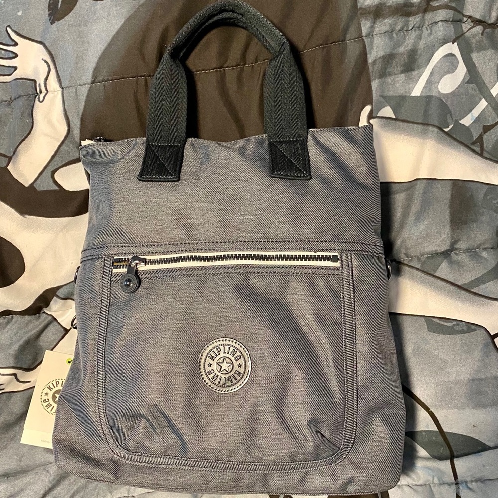 Kipling Eleva Nylon Tote Bag Charcoal Sold Out